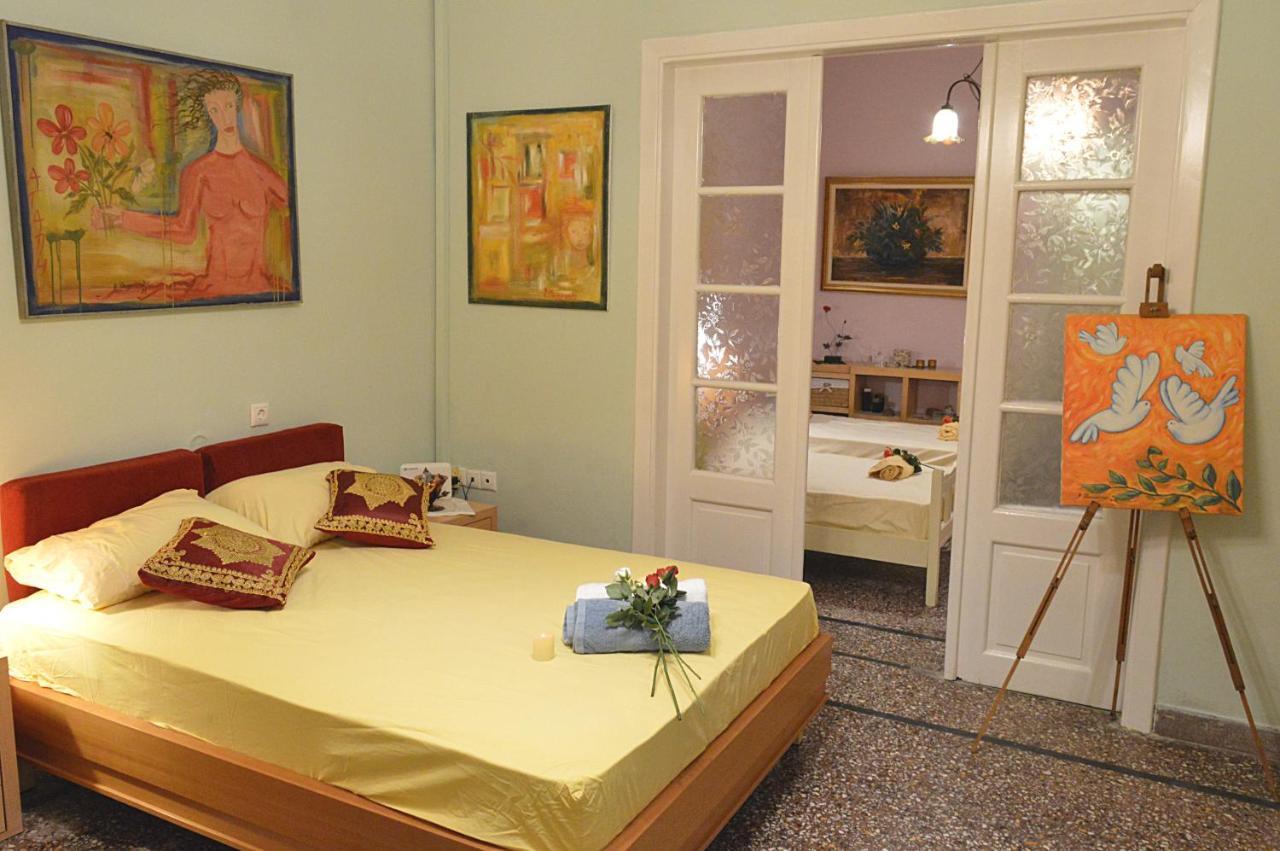 Apartament Pireas Port Next To Metro Artistic House Zewnętrze zdjęcie